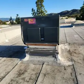 Goodman R32 3 ton package rooftop HVAC unit installation