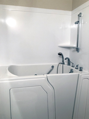 Walk-in tub installation by Family Plumbing, Heating & Air, Inc.